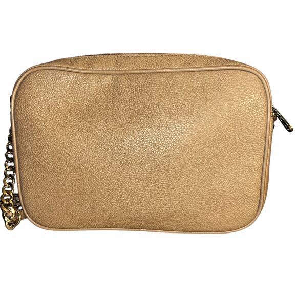 Michael Kors Fulton Large Leather Gold Crossbody Bag 38S8XFTC3L - Picture 4 of 9